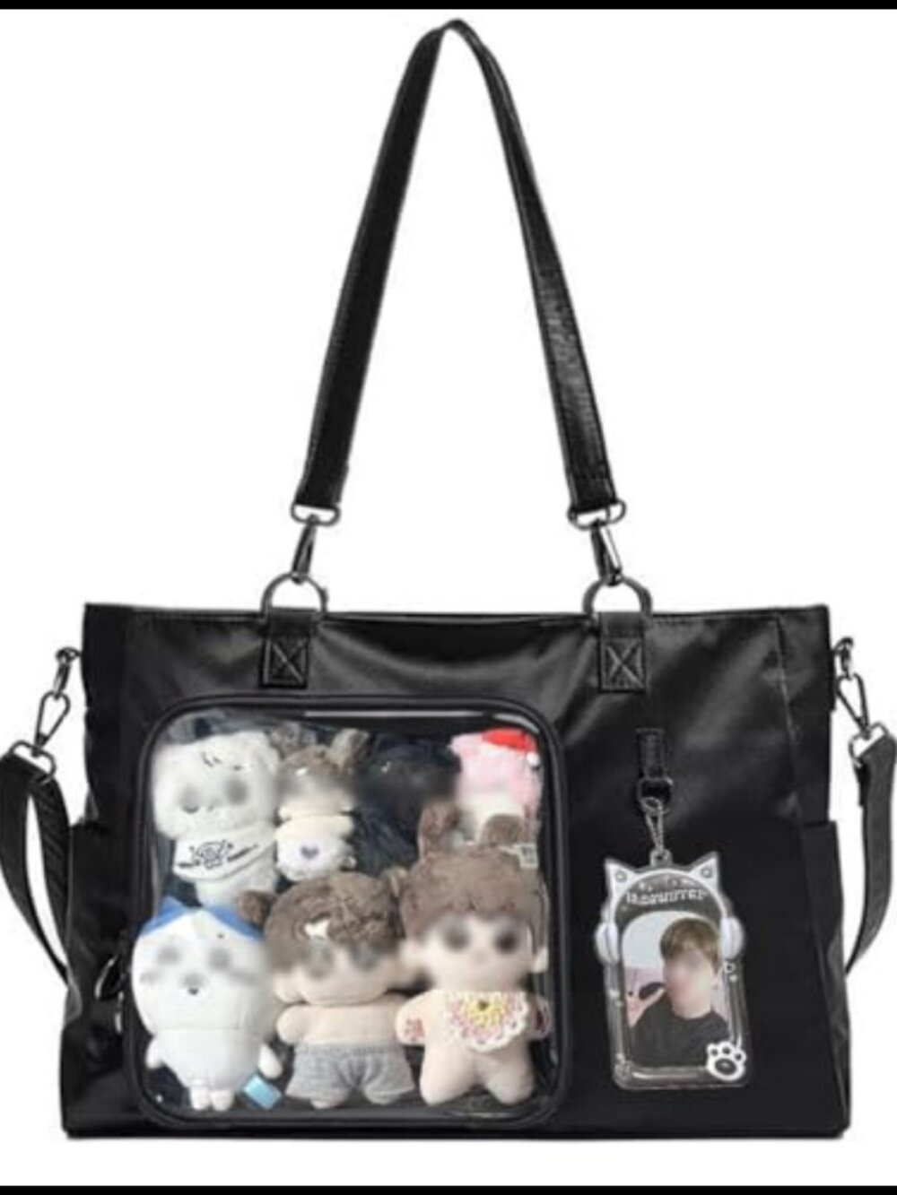 Ita Bag with Insert Kpop Plushies Tote Kawaii Anime Pin Display Crossbody